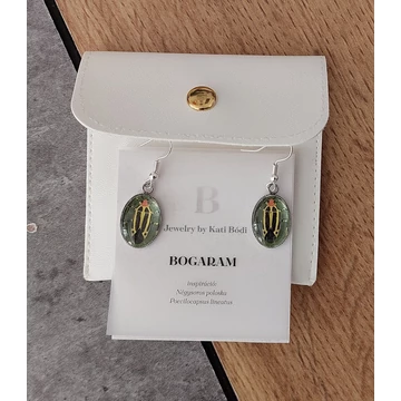 Bogaram Poloska fülbevaló - négysoros poloska