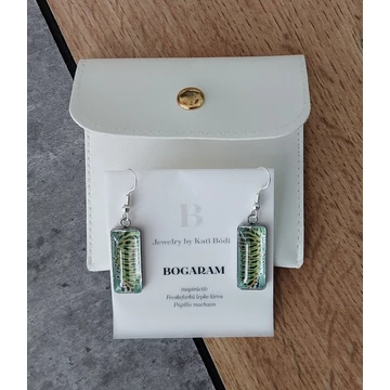 Bogaram Poloska fülbevaló - fecskefarkú lepkelárva