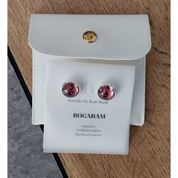 Bogaram Poloska fülbevaló - verőköltő bodobács 