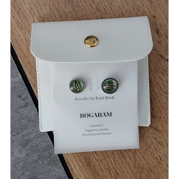 Bogaram Poloska fülbevaló - négysoros poloska 