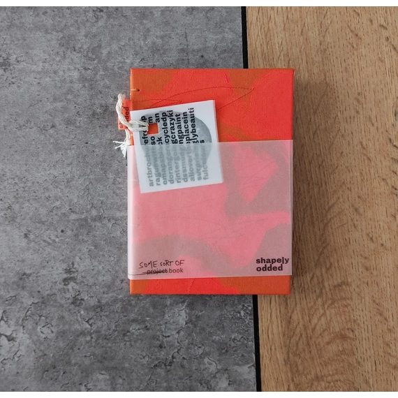 Shapely Odded jegyzetfüzet, narancssárga-barna 