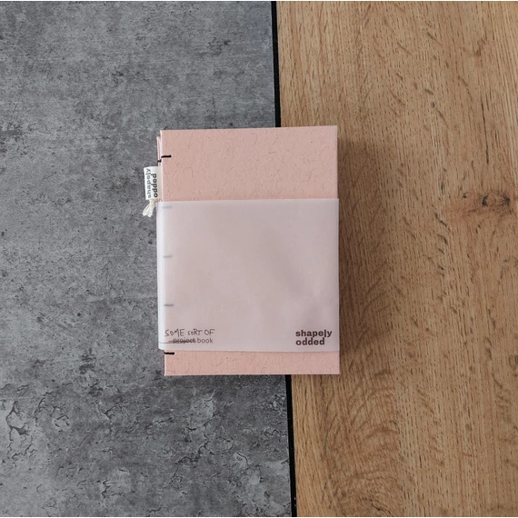 Shapely Odded jegyzetfüzet, lazacszínű