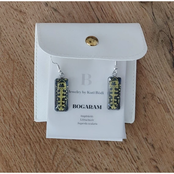 Bogaram Poloska fülbevaló - létracincér